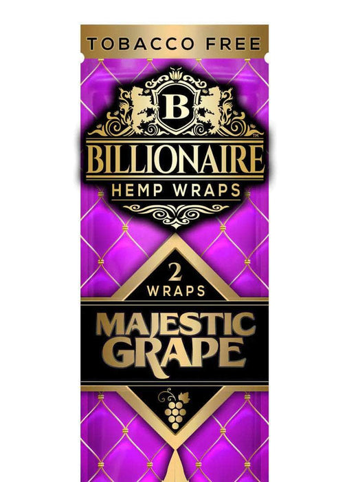 Billionaire Hemp Wraps Billionaire Hemp Wraps Smoking Accessories Majestic Grape