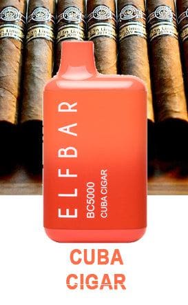 Elf Bar BC5000 5% Elf Bar Disposables Cuba Cigar / 5000+ / 5% (50mg)