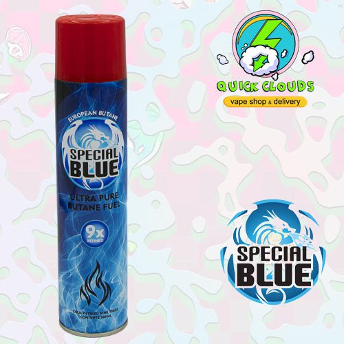 Special Blue Ultra Pure Butane Fuel Blink Smoking Accessories 5x